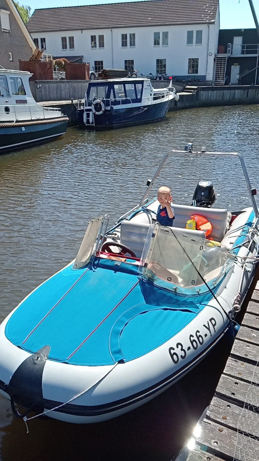 rubberboot wiking 410 cm, Watersport en Boten, Ophalen of Verzenden, Gebruikt, Overige typen, Motorboot