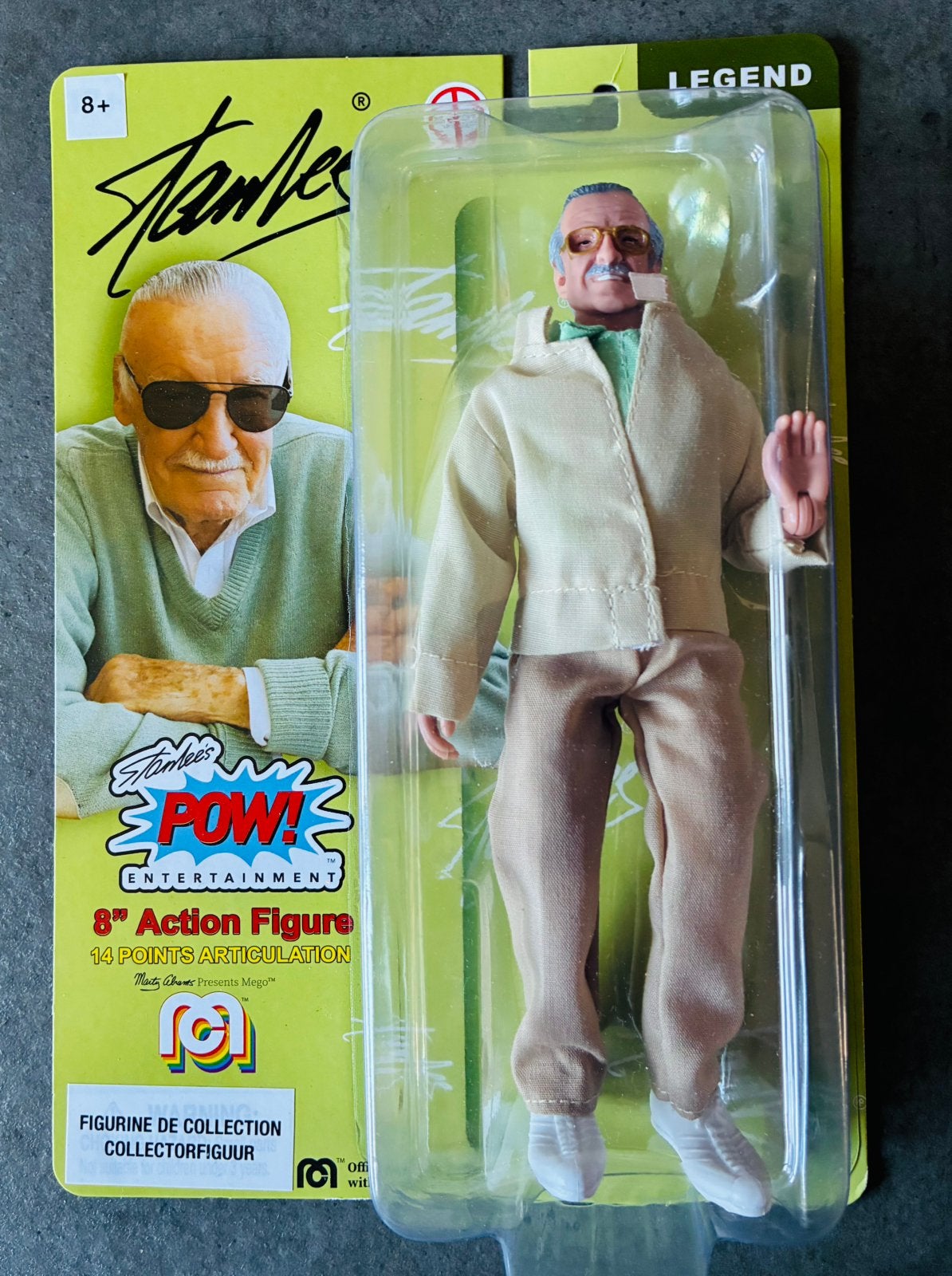 Stan Lee Legend 8" Action Figure (Mego), Ophalen of Verzenden, Nieuw