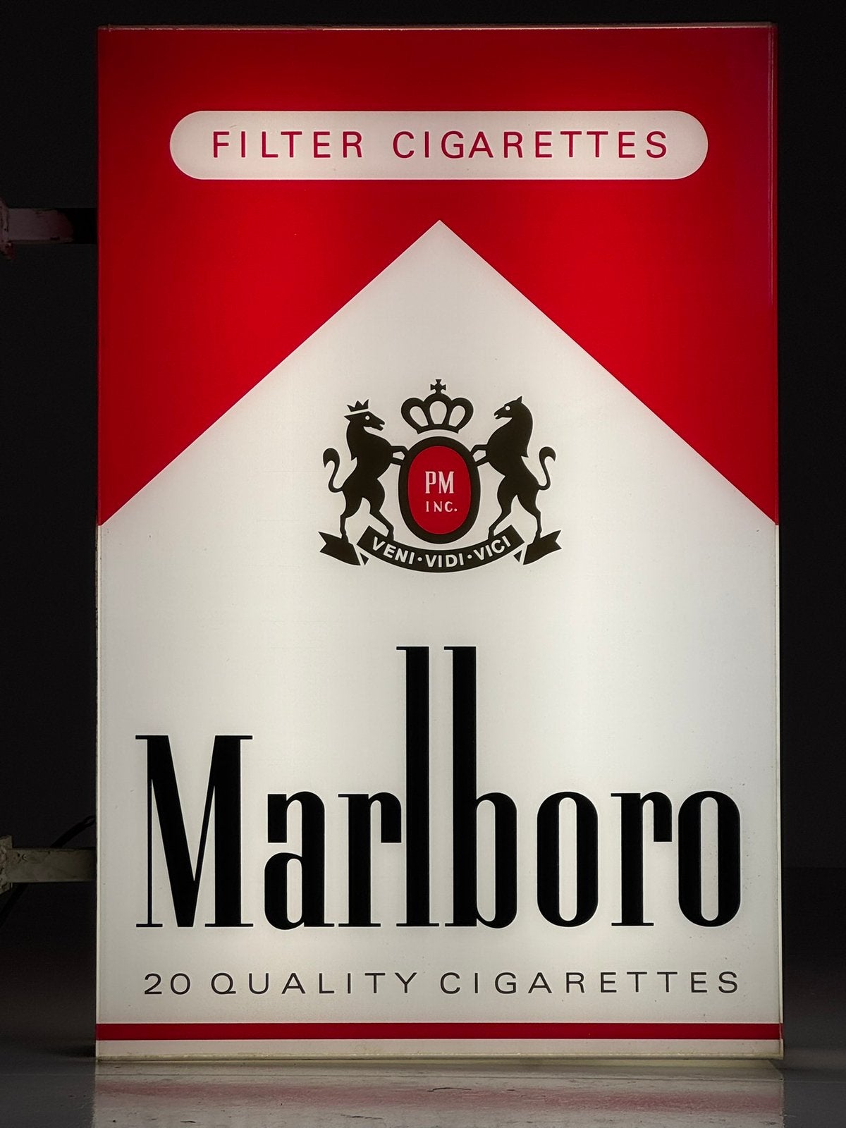Marlboro lichtbak vintage, Ophalen of Verzenden