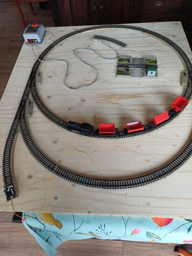 Te koop Marklin treinbaan, Gebruikt, Gelijkstroom, Rails, Ophalen of Verzenden