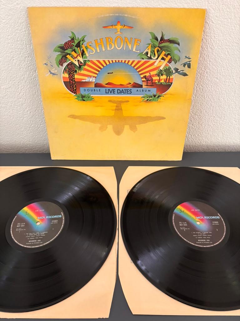 Wishbone Ash - Live Dates (2xLP) 1973, Inclusief binnenhoes, Ophalen of Verzenden, Gebruikt, 12 inch