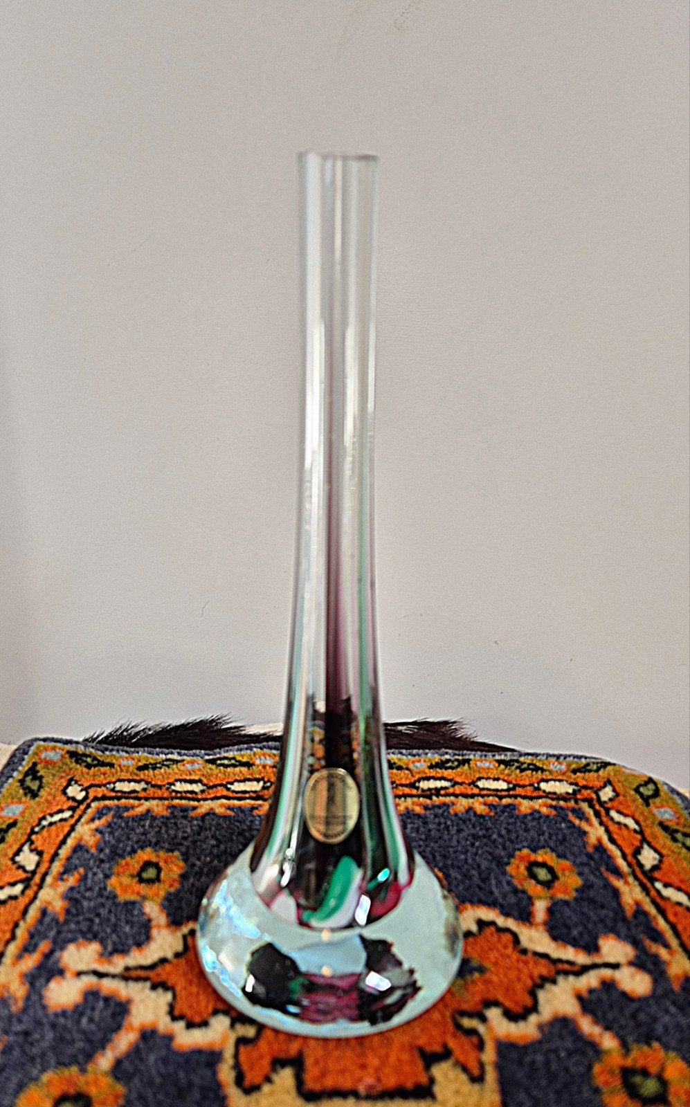Soliflore Vaas / Glasblaserhof Todtnau, Meerkleurig, 25 cm, Ophalen of Verzenden, Glas