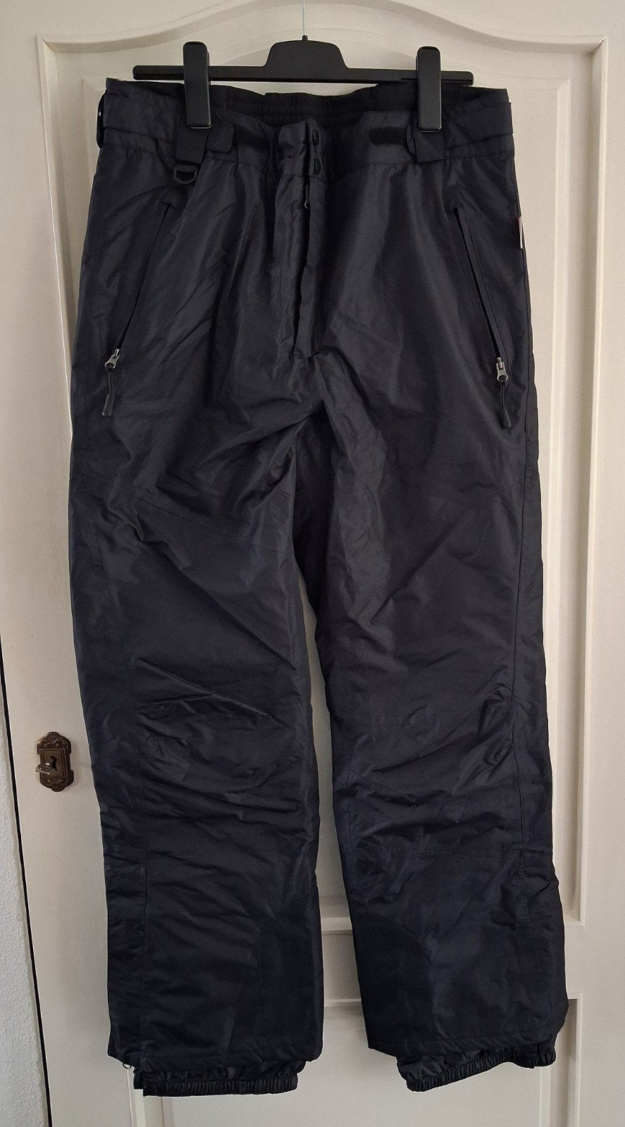 Skibroek zwart EU54 / mt XL/XXL met ritszakken  merk Crivit, Ophalen, Zo goed als nieuw, Maat 56/58 (XL), Broek
