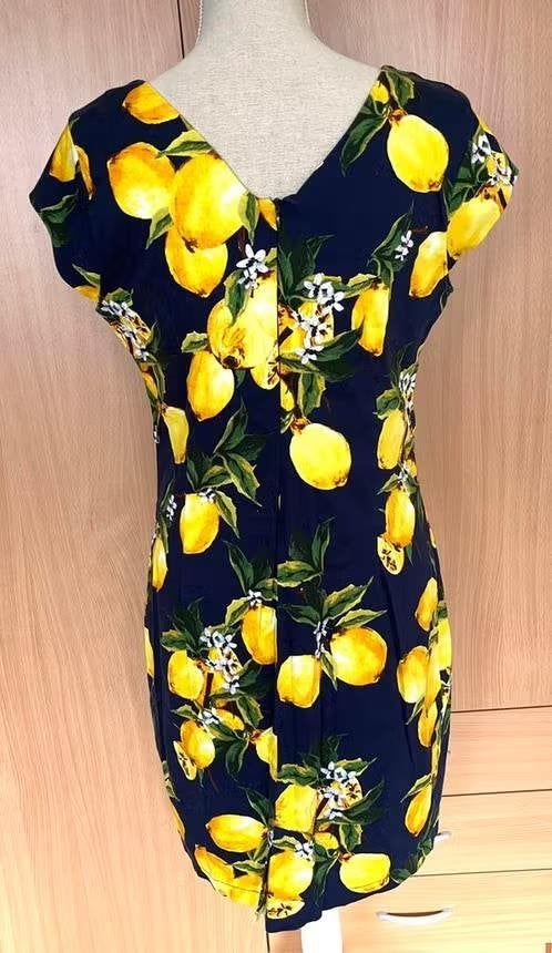 Smashed Lemon lemon jurk maat 40, Kleding | Dames, Jurken, Maat 38/40 (M), Blauw, Ophalen of Verzenden, Zo goed als nieuw