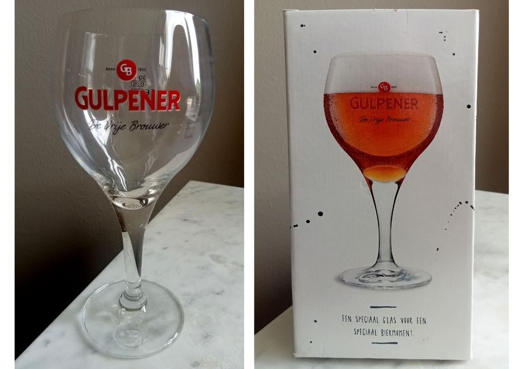 4 Nieuwe Gulpener bierglazen, Verzamelen, Biermerken, Nieuw, Glas of Glazen, Overige merken, Ophalen of Verzenden