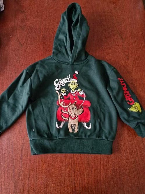 Grinch kerst trui Maat 98 hh, Jongen of Meisje, Trui of Vest, Onbekend, Nieuw