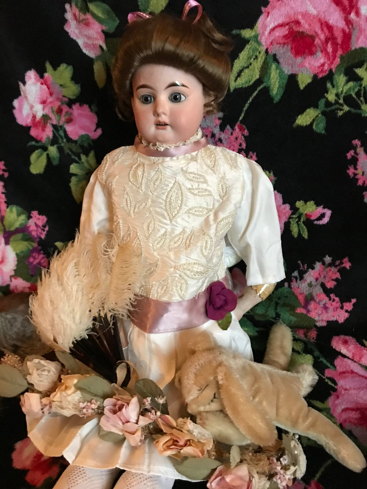 Antieke Heubach pop nummer 3200, Antiek en Kunst, Ophalen of Verzenden