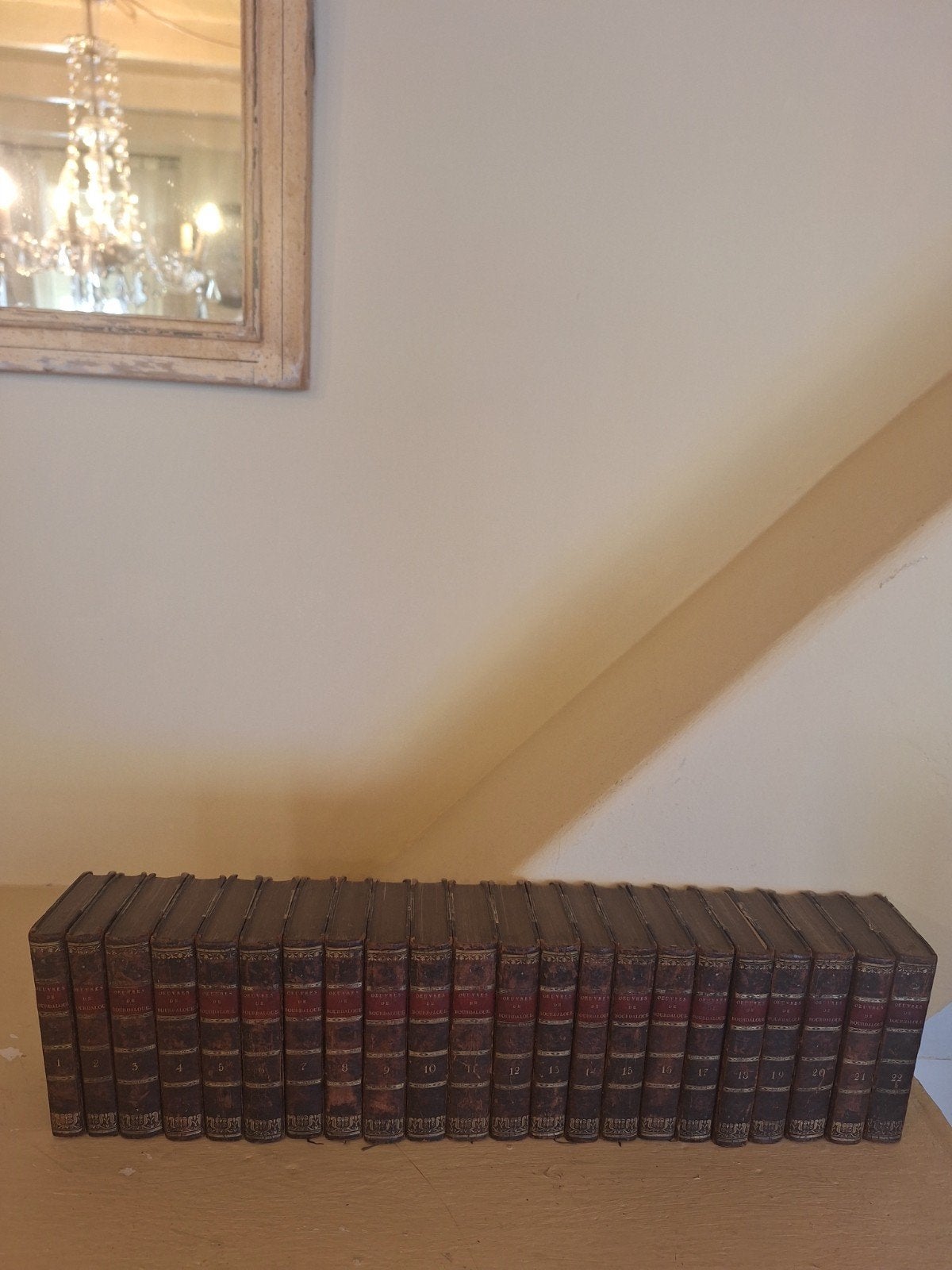 complete set van 22 van oevres du p bourdalour uit 1821, Ophalen of Verzenden