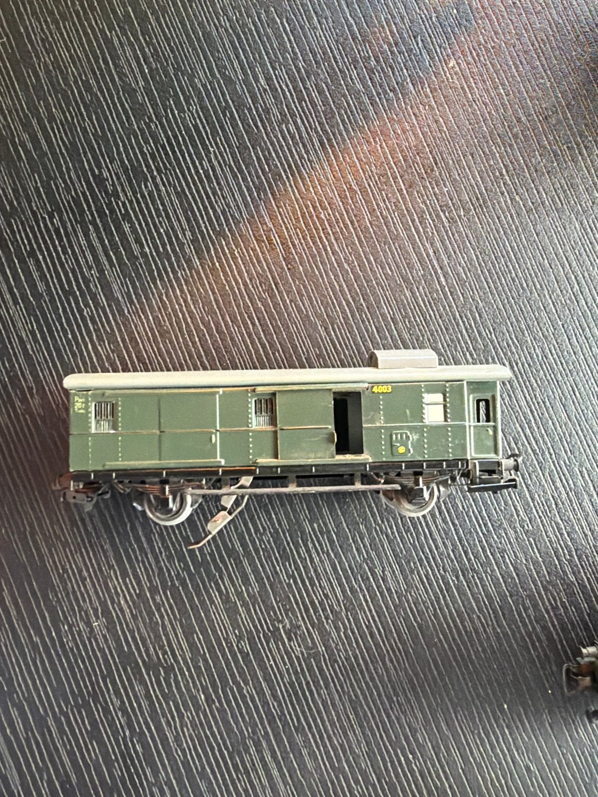 Märklin 4003 Bagagewagon - Groen, Gebruikt, Wisselstroom, Gebruikt, Wagon, Ophalen of Verzenden
