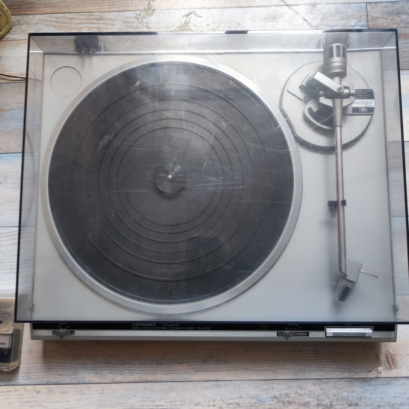 Technics Quartz SL-Q210 Platenspeler, Ophalen, Automatisch, Zo goed als nieuw, Platenspeler