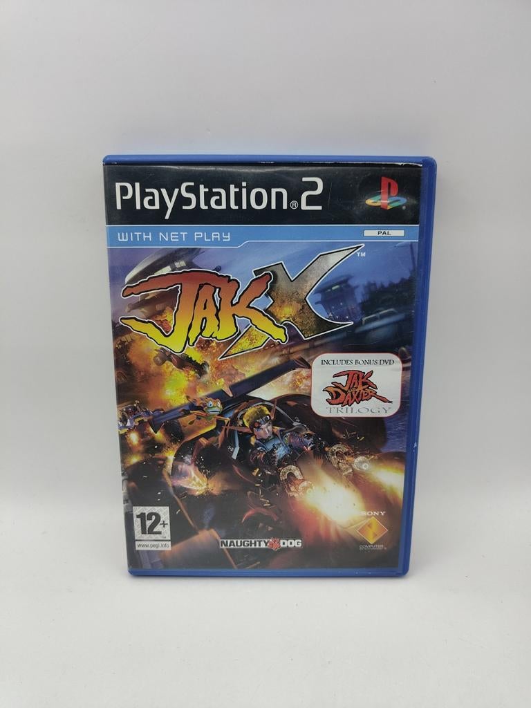 Jak X PS2 + Jak and daxter Trilogy Bonus DVD, Gebruikt, Racen en Vliegen, Eén computer, Ophalen of Verzenden