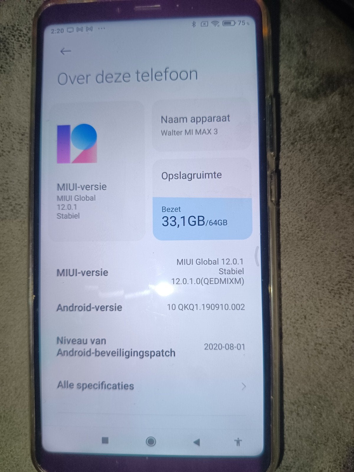 Xiaomi Mi Max 3 - Onberispelijke staat, groot scherm, Telecommunicatie, Mobiele telefoons | Overige merken, Ophalen of Verzenden