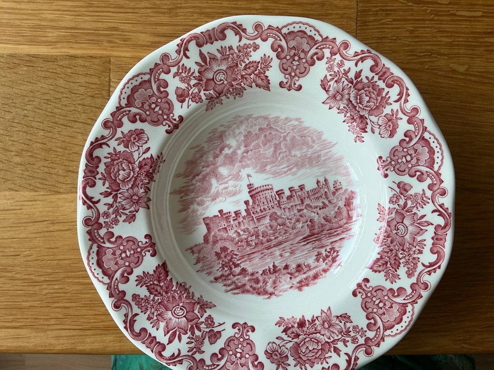 Enoch Wedgwood Windsor Castle diepe borden (set van 4)WD-026, Antiek en Kunst, Antiek | Porselein, Ophalen of Verzenden