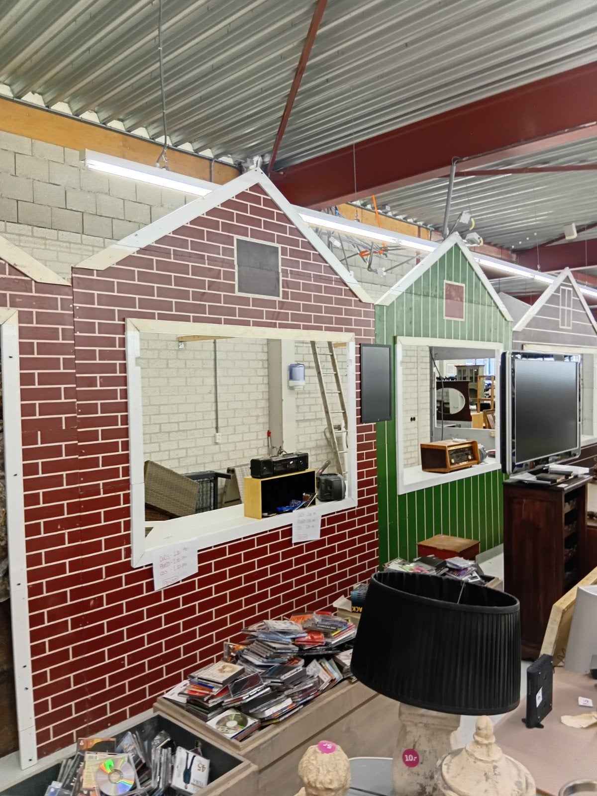 Decoratieve huisjes  moet weg 100 euro, Kinderen en Baby's, Speelgoed | Buiten | Speelhuisjes, Ophalen, Gebruikt, Hout