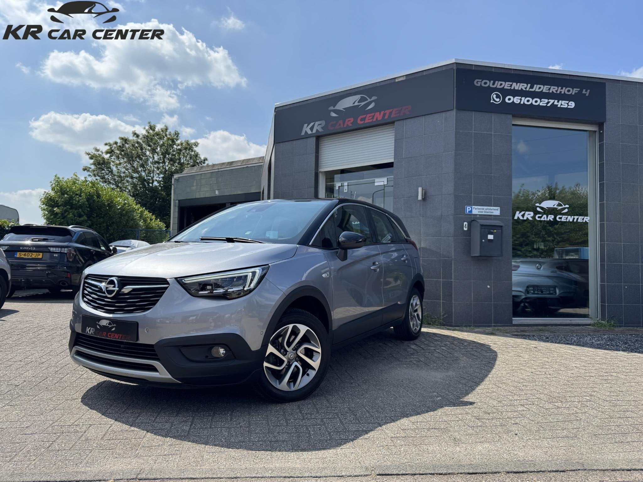 Opel Crossland X 1.2 Turbo LED-HUD-CARPLAY-CLIMA-STOELVRM, Gebruikt, 1199 cc, Bedrijf, 1180 kg