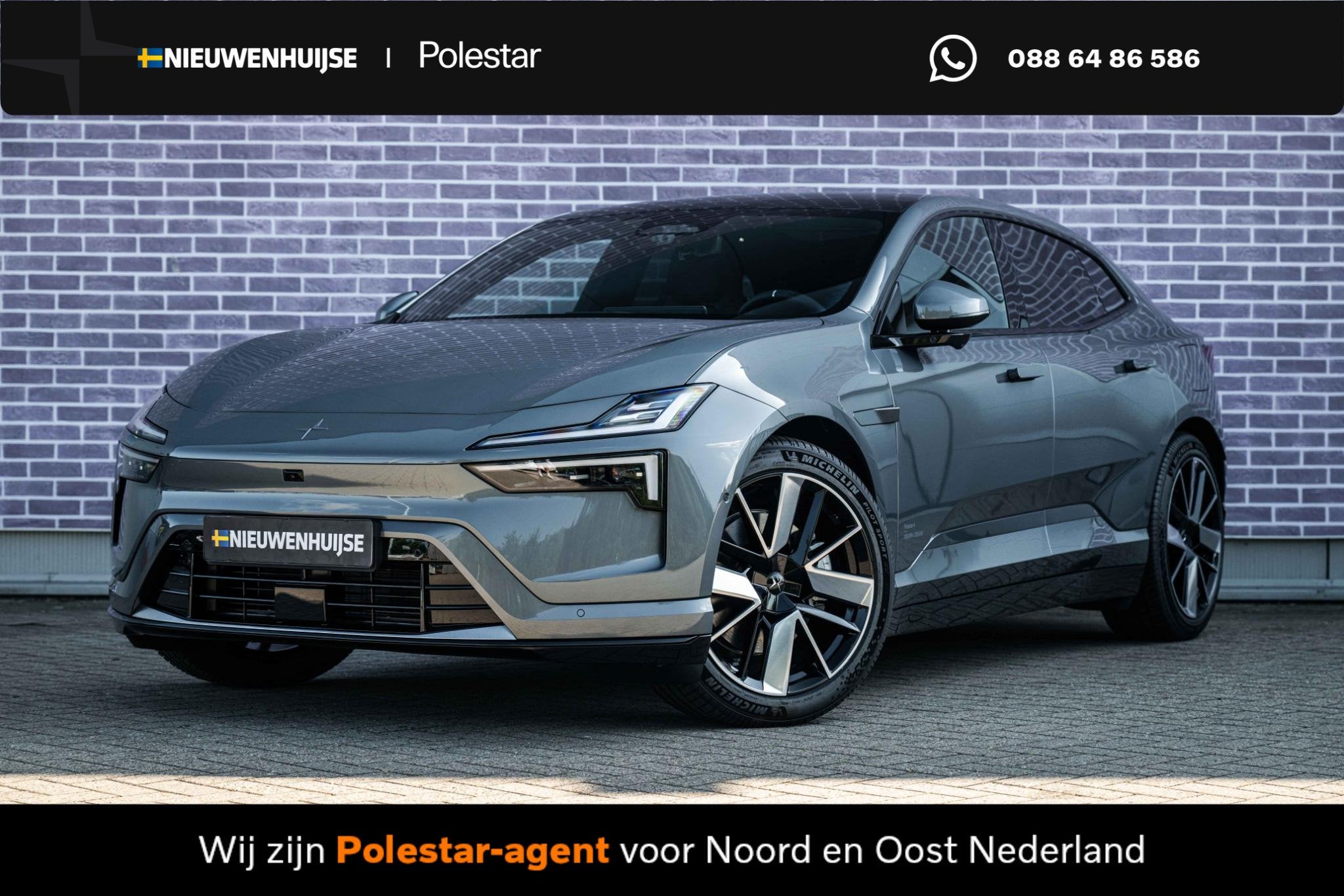 Polestar 4 Longe Range Single Motor Prime 100 kWh | Nappa Le, Auto's, Polestar, Automaat, 660 min, Achterwielaandrijving, Polestar 4