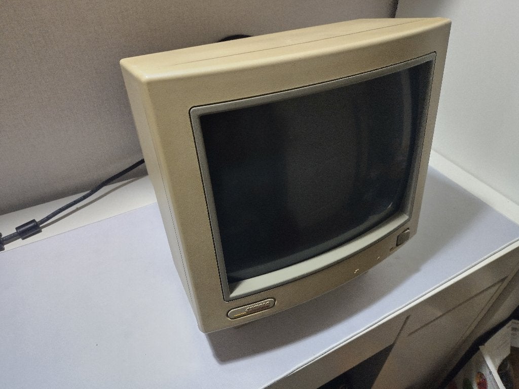Retro Compaq 420T CRT monitor, project voor de hobbyist, Computers en Software, Vintage Computers, Ophalen, Compaq