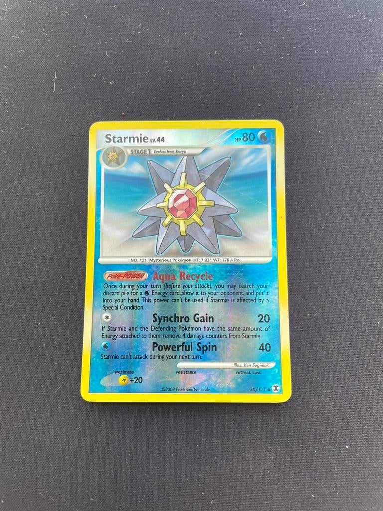 Starmie 50/111 Rising Rivals Reverse Holo kaart, Ophalen of Verzenden, Zo goed als nieuw