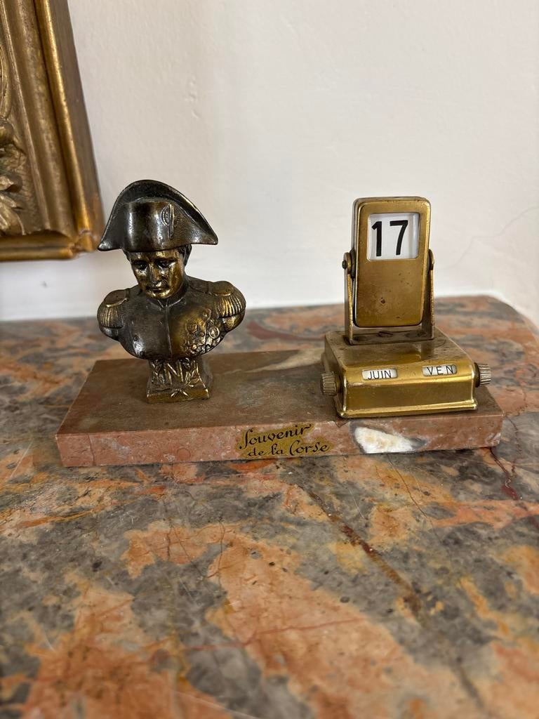 Antieke Napoleon Buste Kalender - Souvenir de la Corse, Antiek en Kunst, Verzenden
