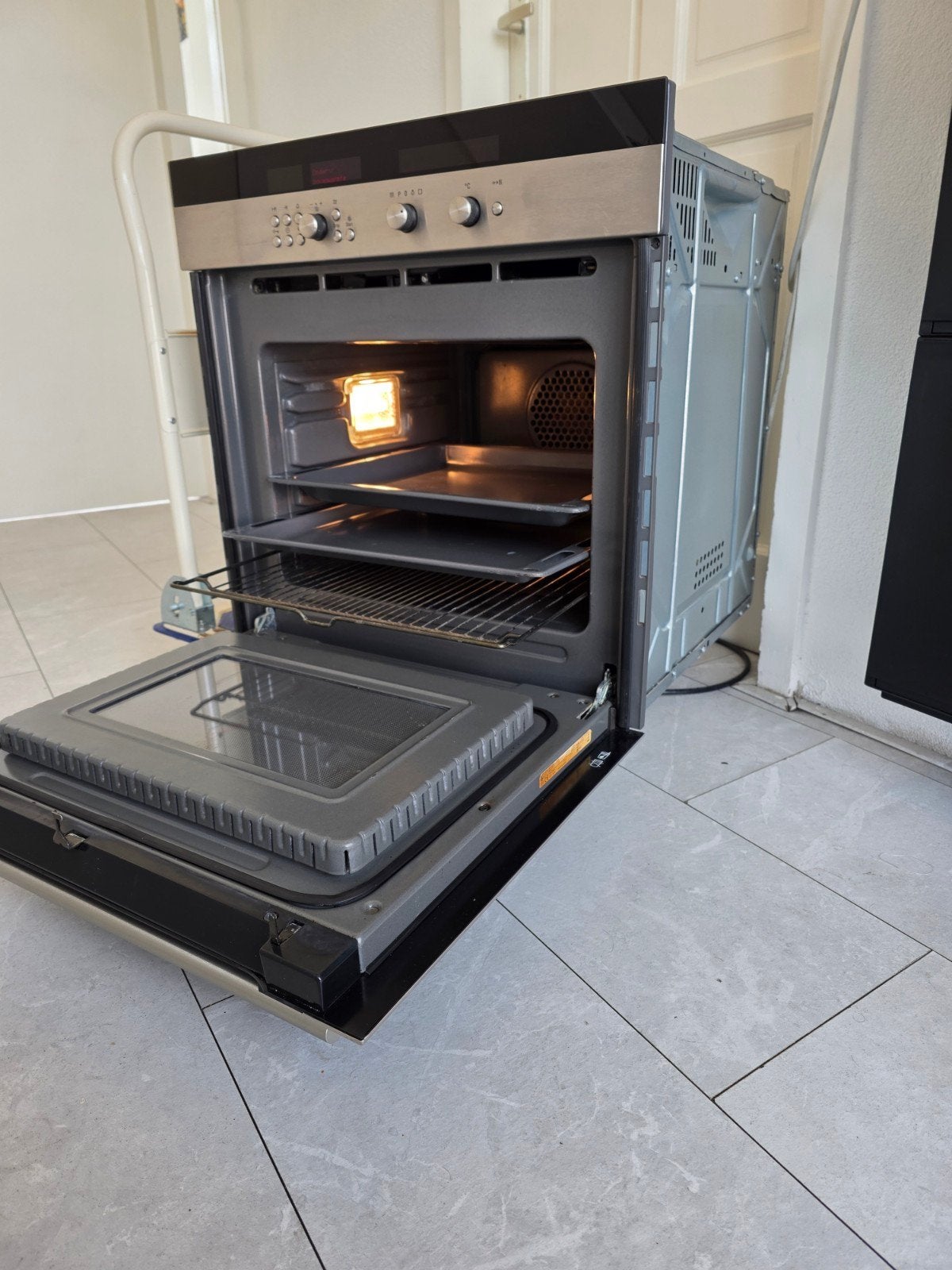 Siemens Inbouw Combi-Magnetron met Zelfreiniging 60x60cm, 60 cm of meer, Siemens, Ophalen of Verzenden, Inbouw
