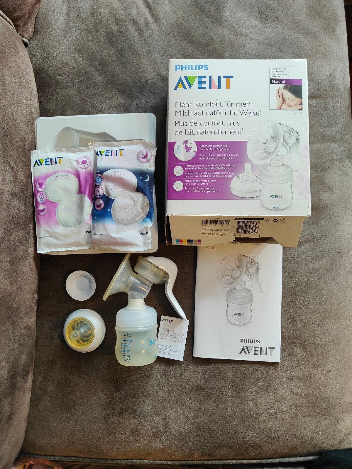 Philips Avent handkolf, Ophalen of Verzenden, Gebruikt, Borstkolf, Philips Avent