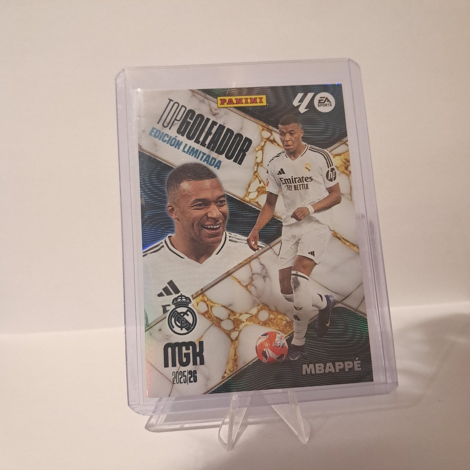 panini megacracks kylian mbappe, Ophalen of Verzenden, Nieuw, Plaatje