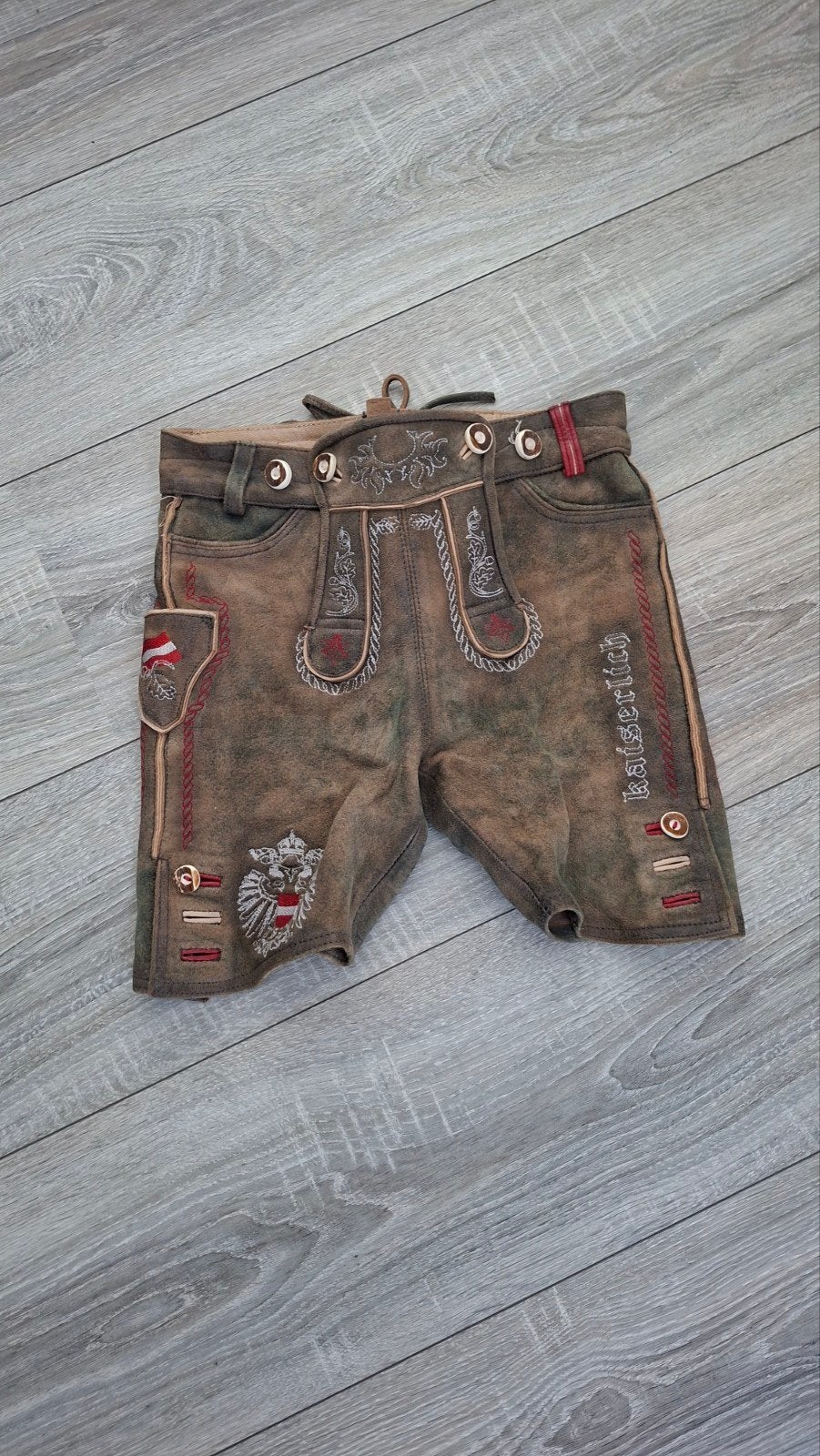 Lederhose 'Alpin Jäger' - Maat 110/116, Ophalen of Verzenden, Zo goed als nieuw, Jongen, Alpin