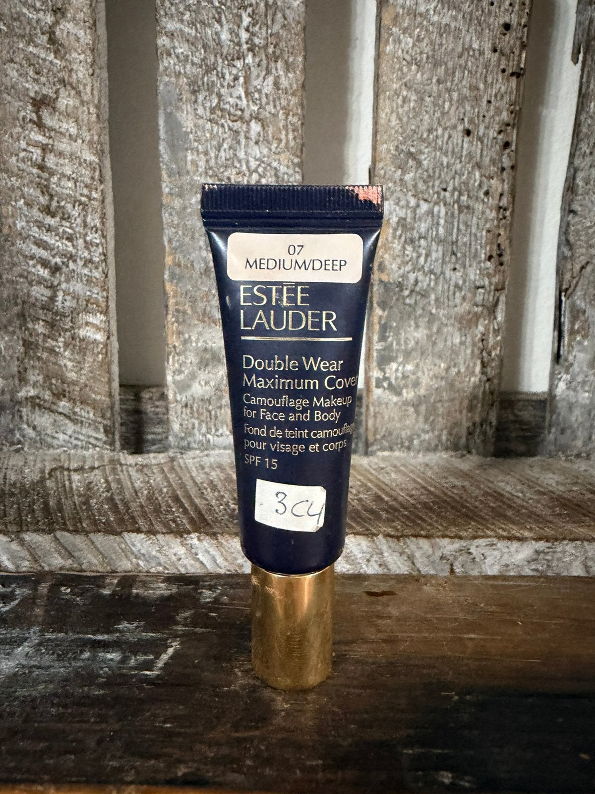 Estee Lauder Mini Double Wear Maximum Cover 3C4, Ophalen of Verzenden, Zo goed als nieuw, Lippen