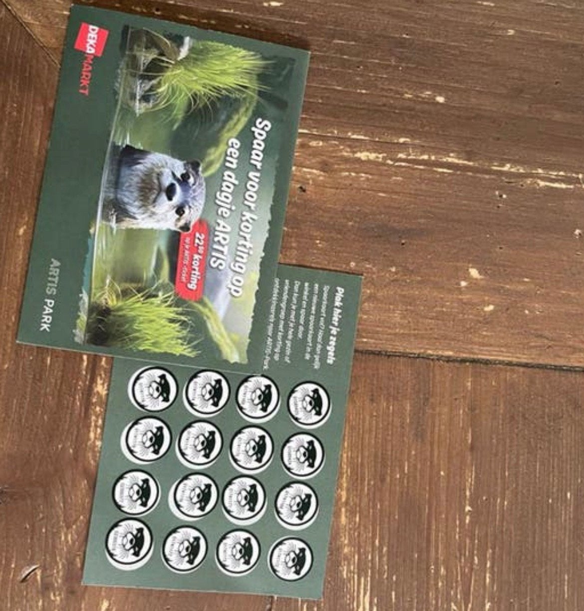 Te koop 2 volle spaarkaarten voor Artis, Ophalen of Verzenden, Winkel, Super of Benzinepomp, Volle spaarkaart