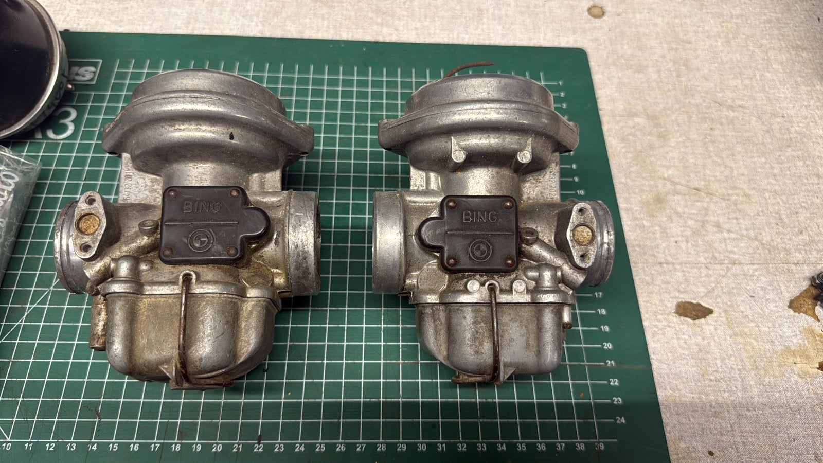 Set BING carburateurs voor BMW R80/7 en R45, Motoren, Onderdelen | Oldtimers, Ophalen of Verzenden, Gebruikt