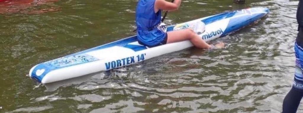 Mistral Vortex 14' Hardboard SUP - Race & Tour, Ophalen, Zo goed als nieuw, SUP-boards