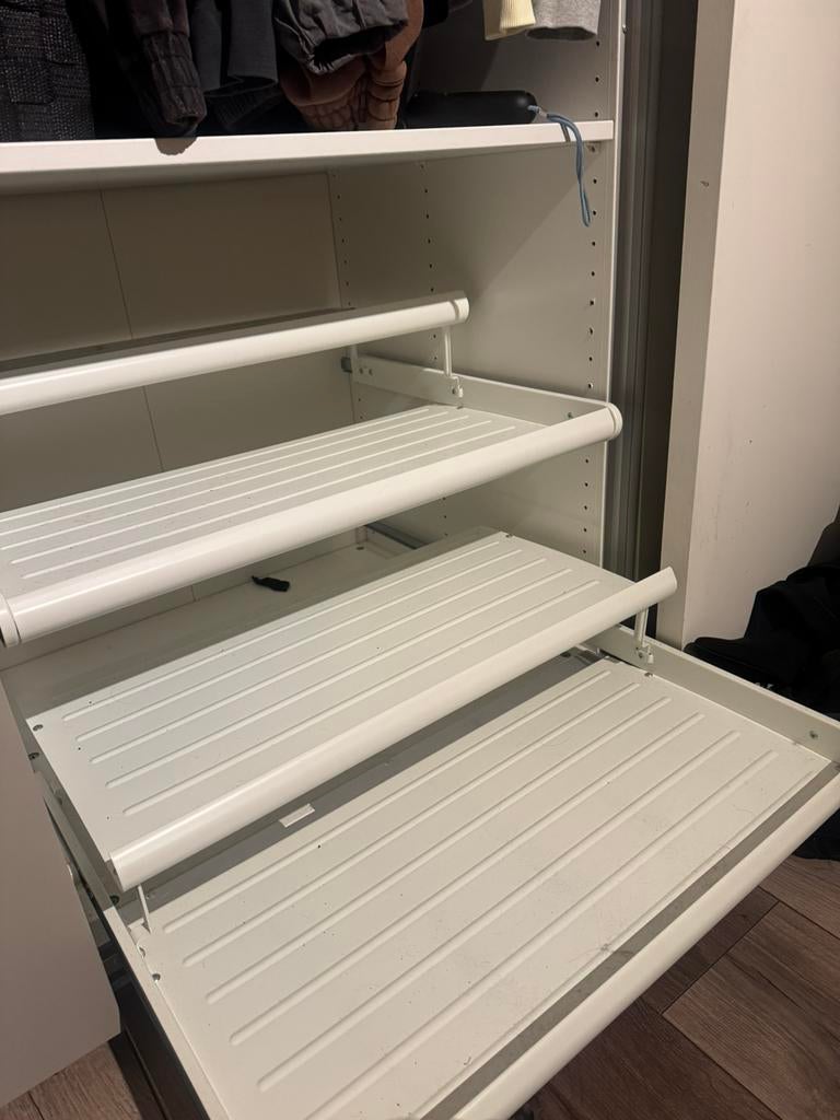 Ikea komplement uitschuifbare schoenenrek pax kast 2x 75x58, Ophalen, Zo goed als nieuw