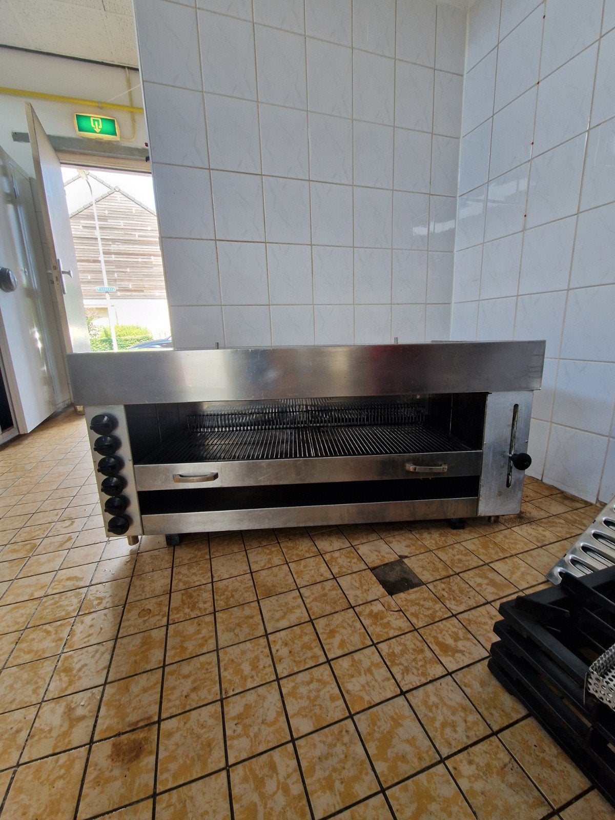 pita grill, Ophalen of Verzenden, Gebruikt, Fornuis, Frituur en Grillen