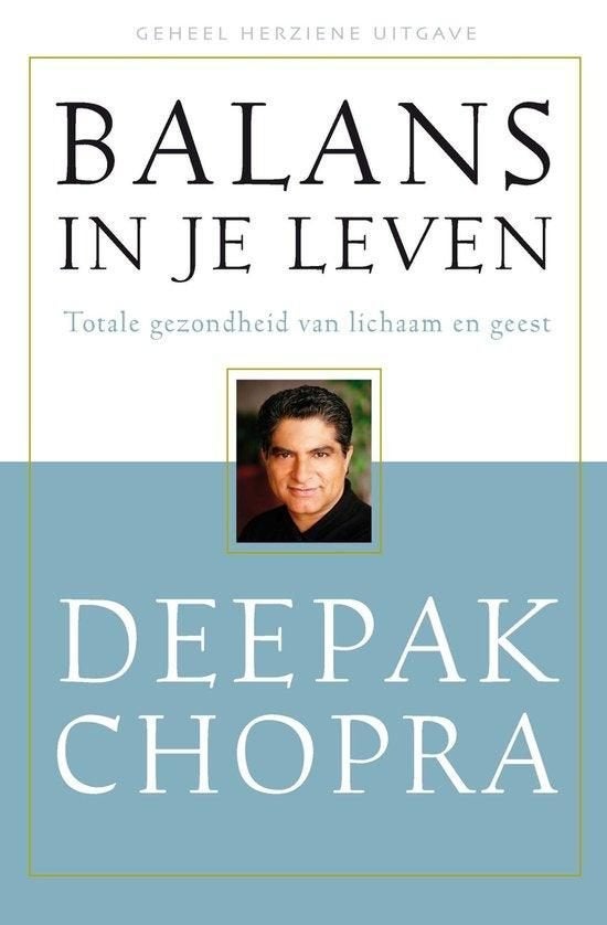 Deepak Chopra Balans in je leven, Boeken, Ophalen of Verzenden, Nieuw, Spiritualiteit algemeen, Overige typen
