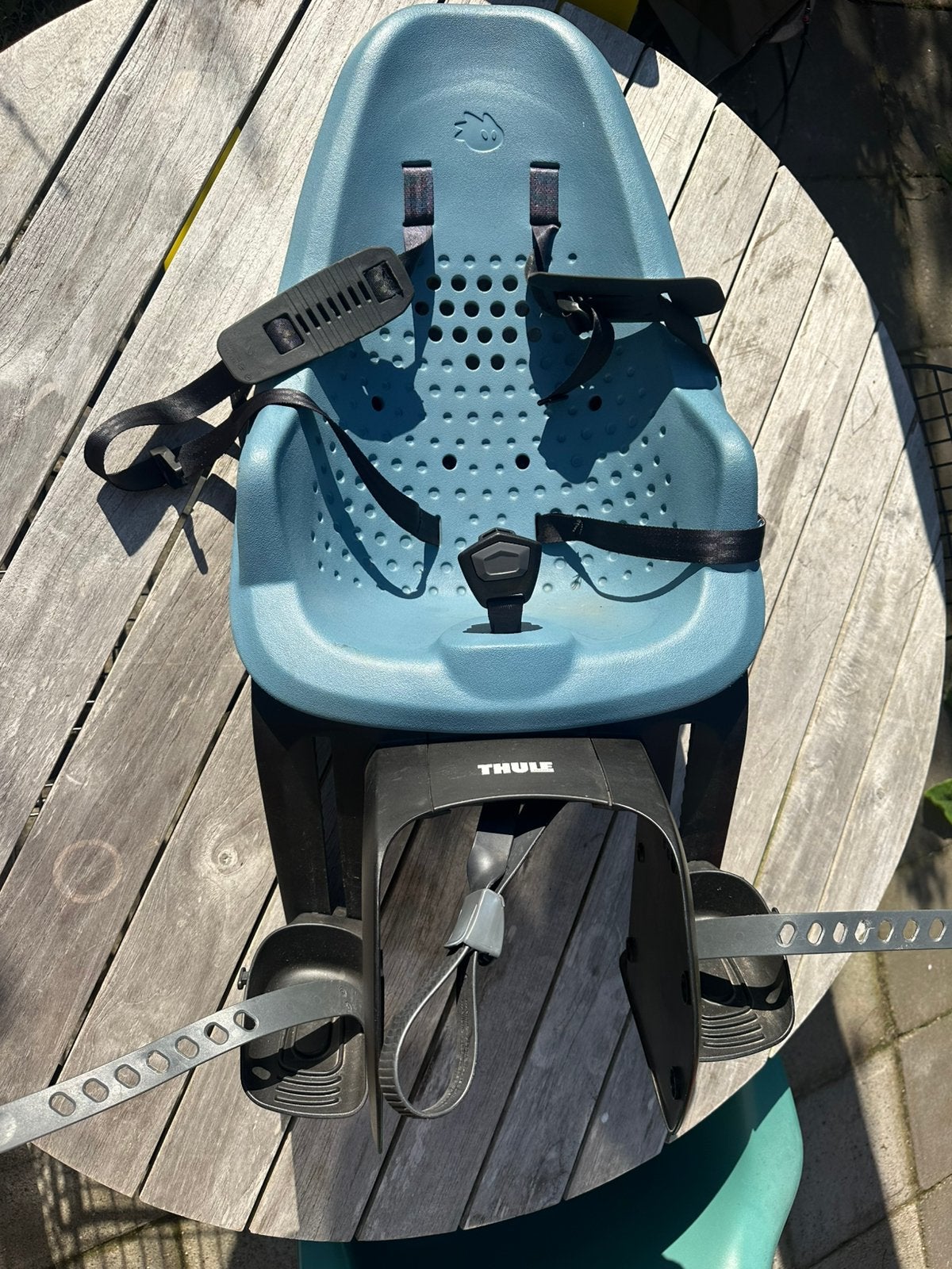 Thule yepp 2 maxi blauw, Ophalen, Zo goed als nieuw