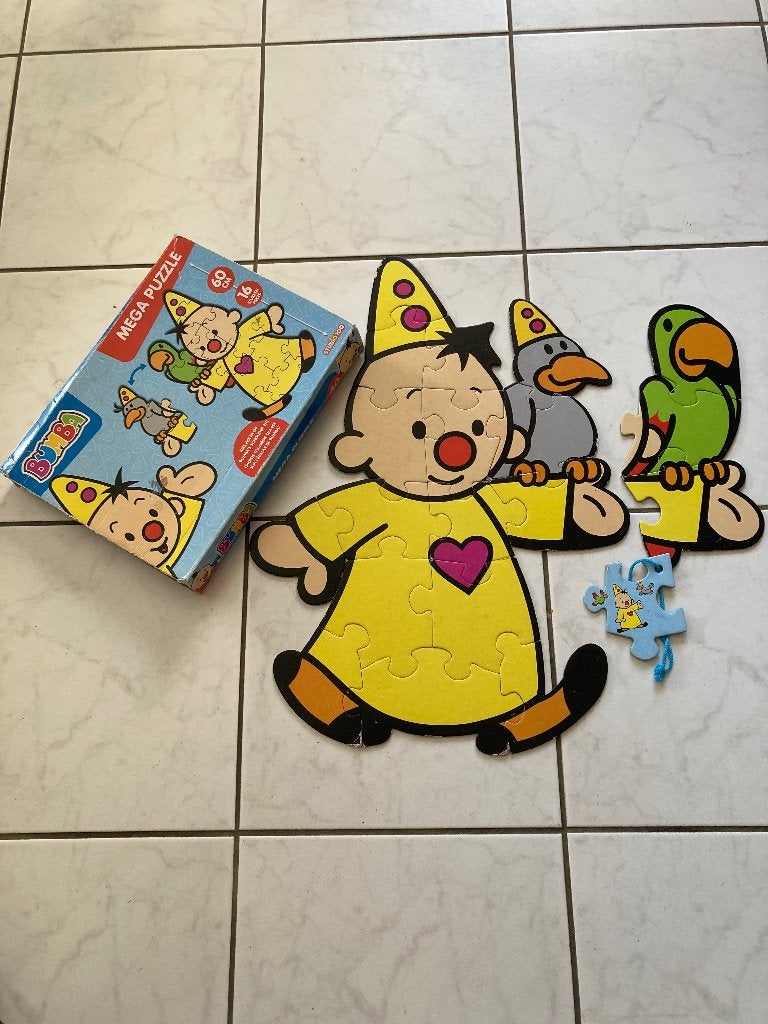 Bumba megapuzzel , vloerpuzzel, 60 cm hoog, Ophalen of Verzenden, 10 tot 50 stukjes, Zo goed als nieuw, 2 tot 4 jaar