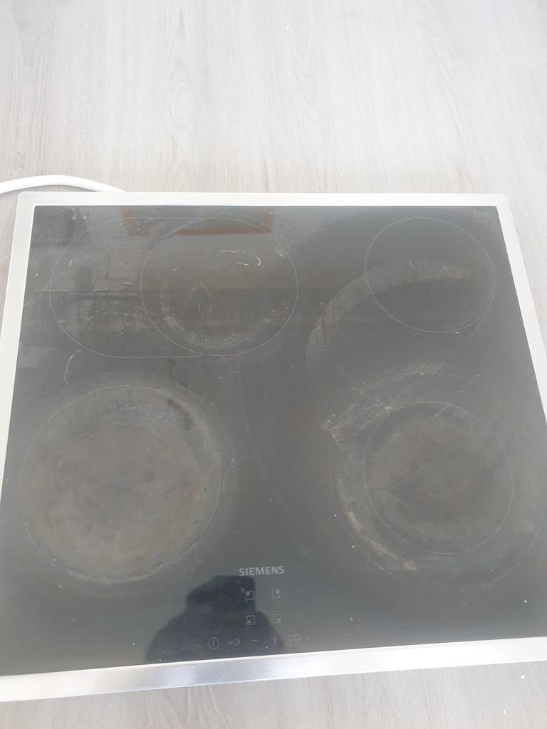 Siemens Keramische Kookplaat - Gebruikt, Gebruikt, Keramisch, Inbouw, 4 kookzones