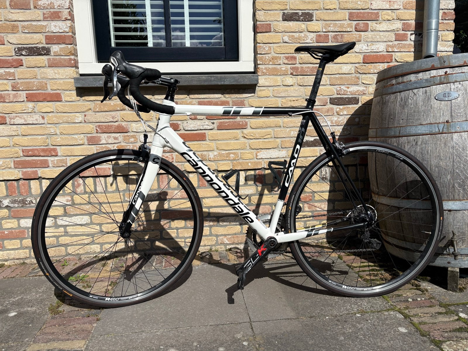 Cannondale CAAD10 met custom velgen, Fietsen en Brommers, Fietsen | Racefietsen, 28 inch, Aluminium, Zo goed als nieuw, Meer dan 20 versnellingen