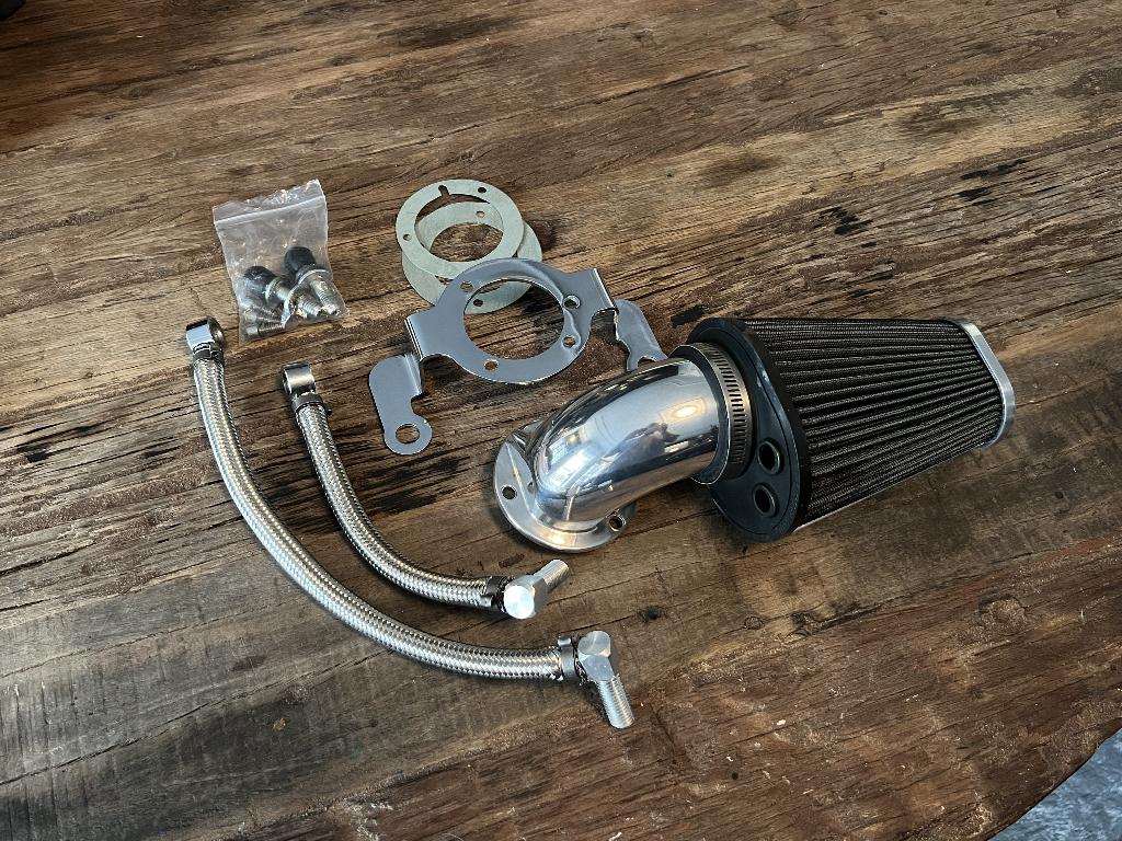 Open luchtfilter twincam, Motoren, Onderdelen | Harley-Davidson, Ophalen of Verzenden, Gebruikt