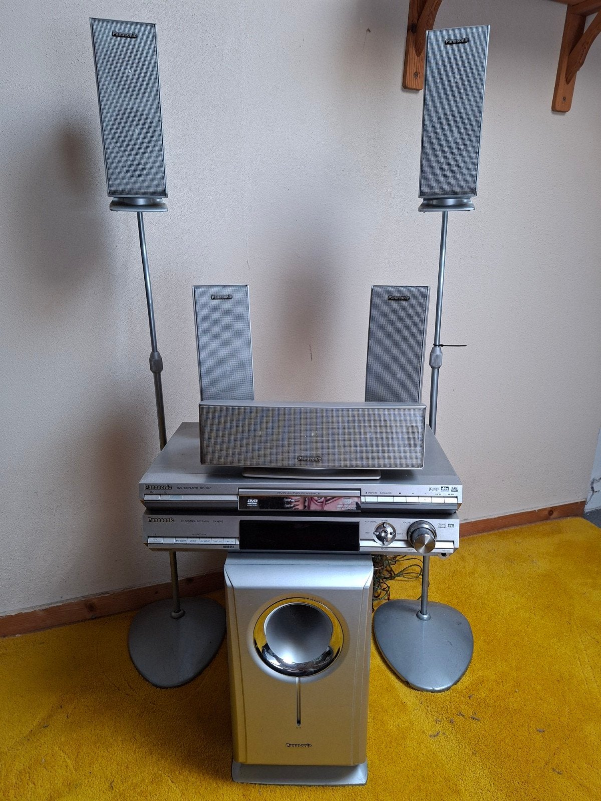 Panasonic Home Cinema Set met DVD-speler en 5.1 speakers, Ophalen, Gebruikt, Panasonic, 5.1-systeem