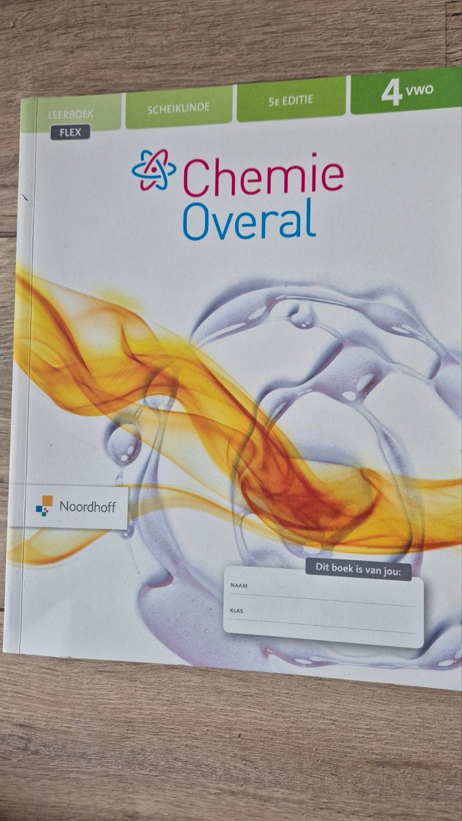 VWO Scheikunde boek V4, Ophalen of Verzenden, Zo goed als nieuw, VWO, Scheikunde