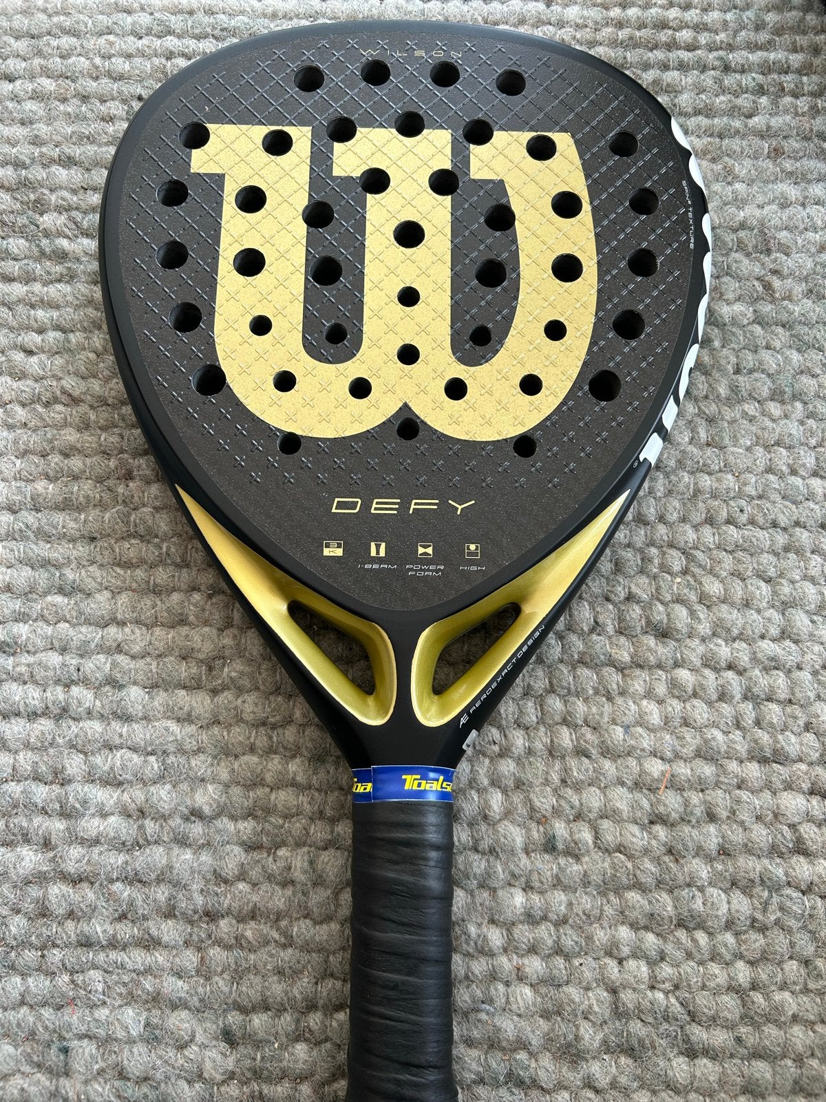 Wilson Defy padel racket - nette staat, Ophalen of Verzenden, Zo goed als nieuw, Padelracket