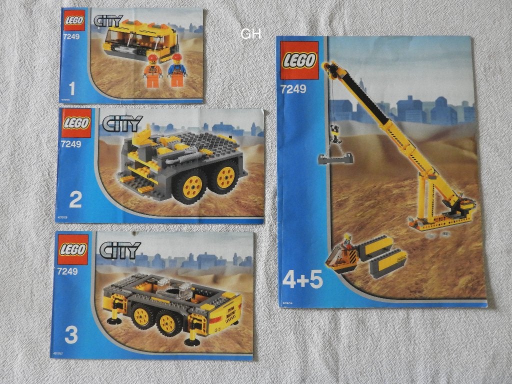 Lego 7249 XXL Mobile Crane, Compleet, Lego, Ophalen of Verzenden, Complete set