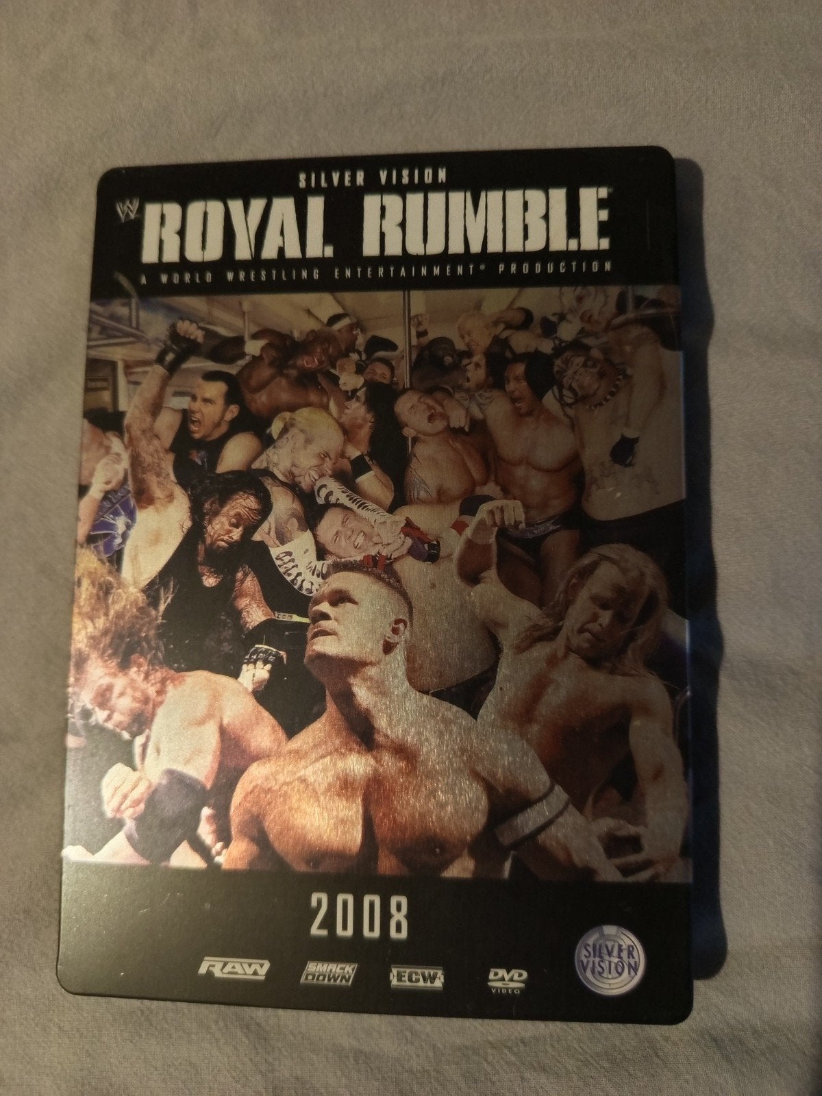 WWE Royal Rumble 2008 DVD - steelcase, Engels, Overige typen, Ophalen of Verzenden, Zo goed als nieuw