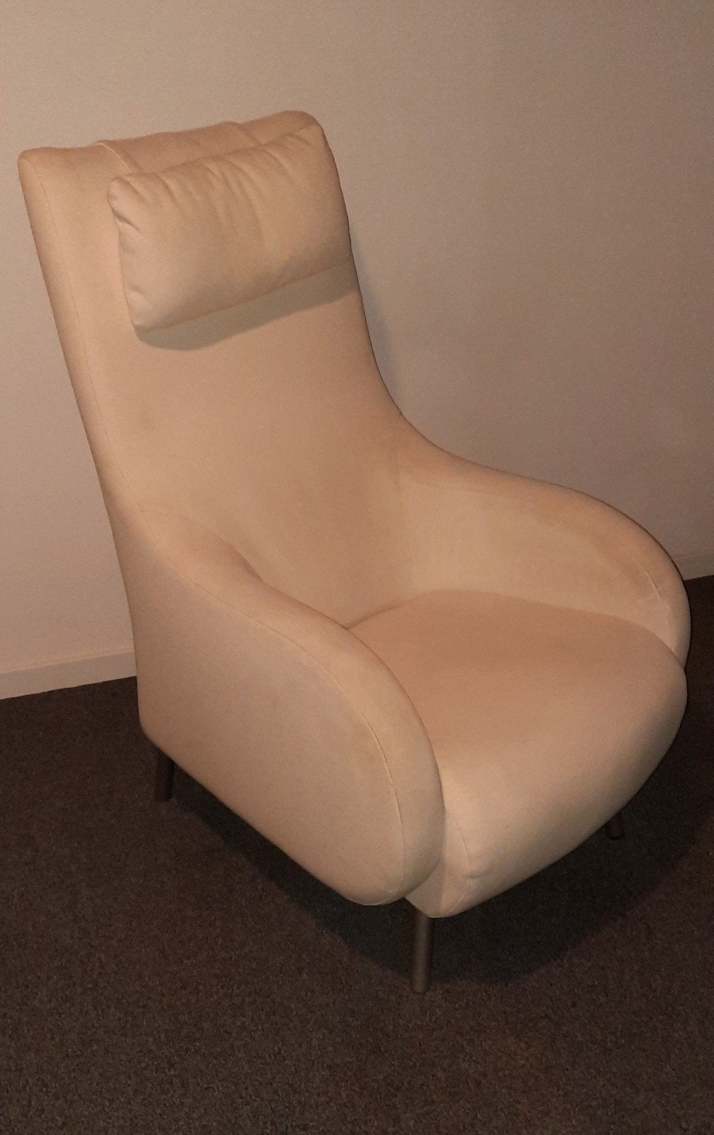 Giorgetti Comfortabele fauteuil - Crème, Ophalen, Modern, Comfortabel, Gebruikt, 75 tot 100 cm