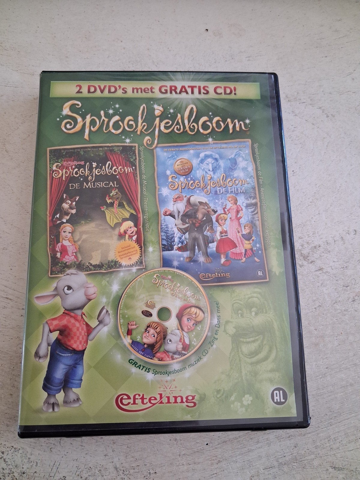 efteling sprookjesboom de film & sprookjesboom de musical cd, Alle leeftijden, Ophalen, Zo goed als nieuw