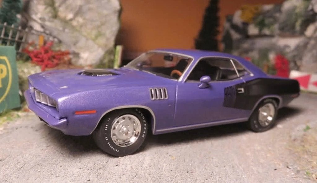 Plymouth Hemi Cuda 1971 schaal 1/43 American cars # 130, Hobby en Vrije tijd, Modelauto's | 1:43, Verzenden, Nieuw, Auto, Overige merken