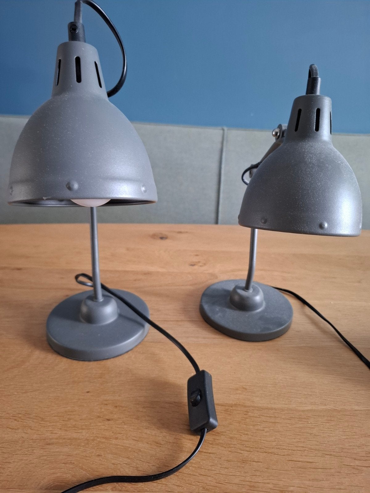 Nachtlampjes grijs/antreciet, Ophalen, Minder dan 50 cm