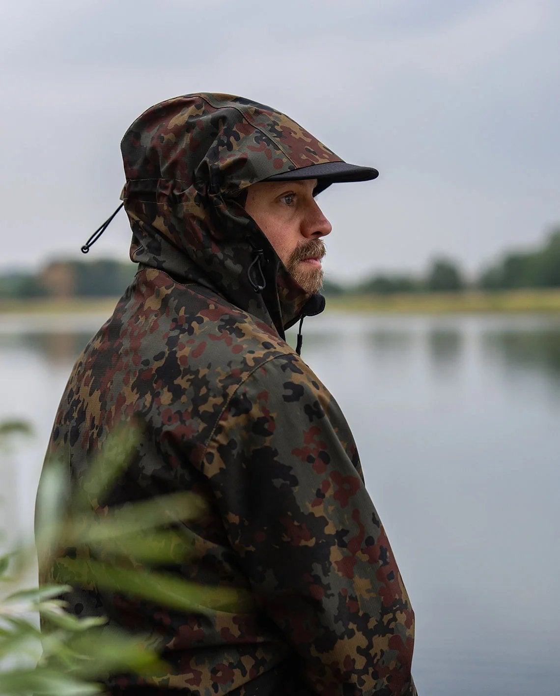 Wofte Waterdichte Jas | Flecktarn Camo XL, Watersport en Boten, Ophalen of Verzenden, Nieuw, Overige typen