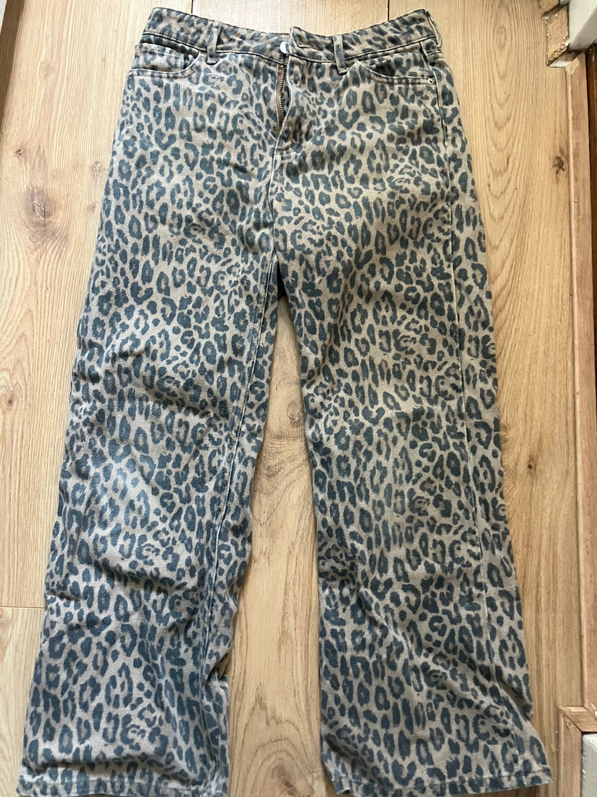 H&M baggy adjustable waist/ low waist, Ophalen of Verzenden, Zo goed als nieuw, Meisje, Broek